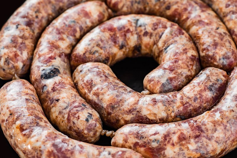 Сардельки с пюре