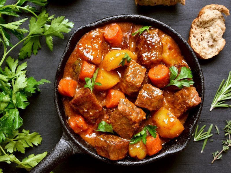 Рагу мясное с картофелем