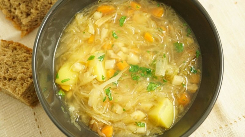 Капустняк из квашеной капусты