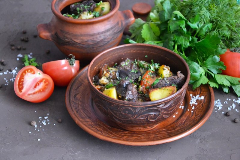Чанахи (говядина с овощами по-грузински)