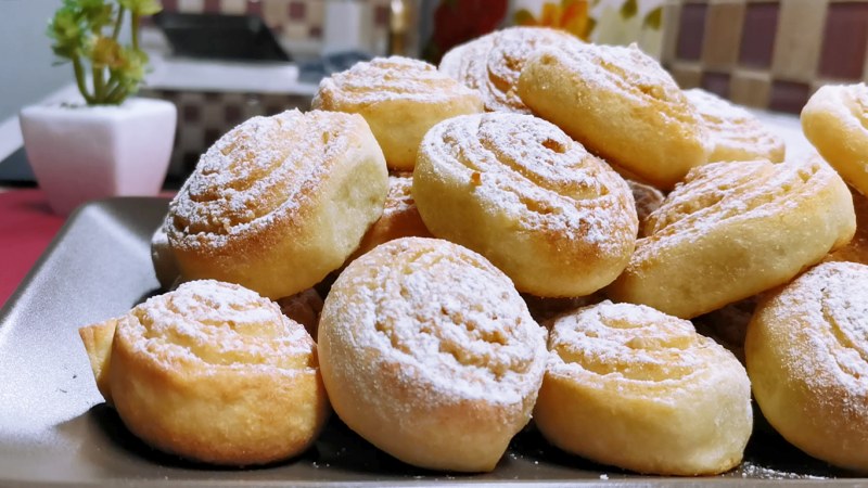 Творожные завитки печеньки Ольга Лунгу