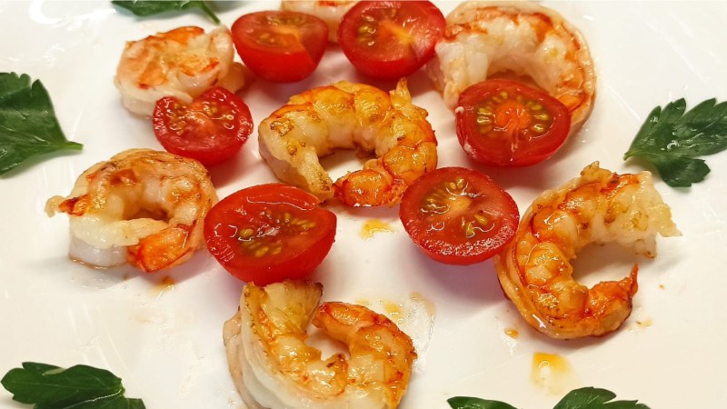 Лангустины со сливочным маслом и чесноком