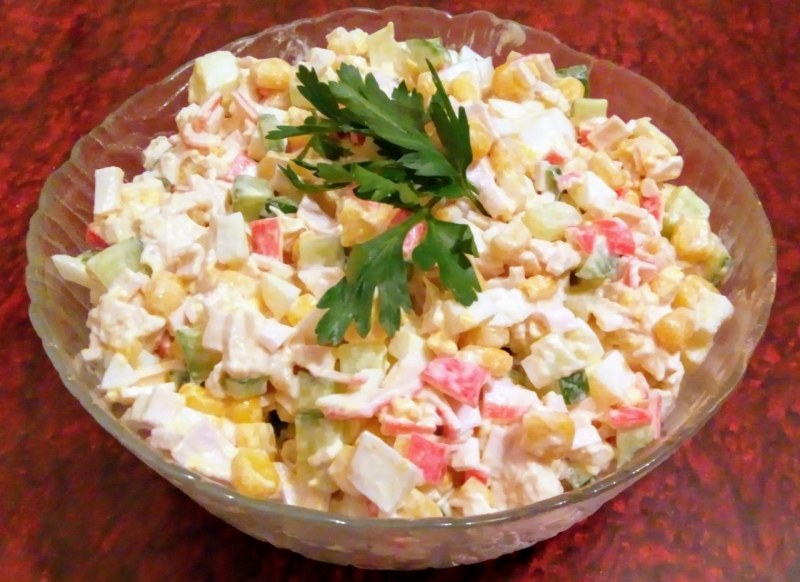 Салат крабовый