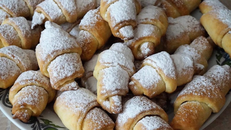 Рогалики с творогом