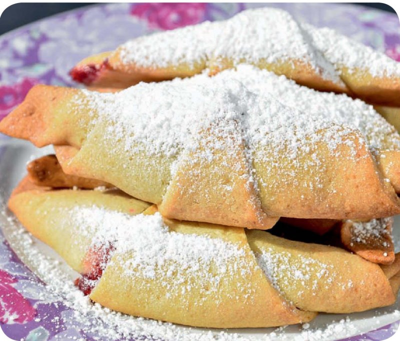 Яблочные рогалики