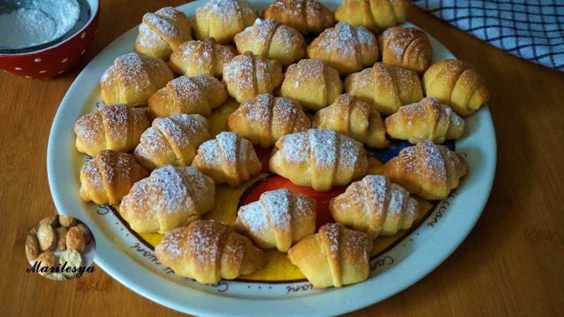 Песочные рогалики на кефире
