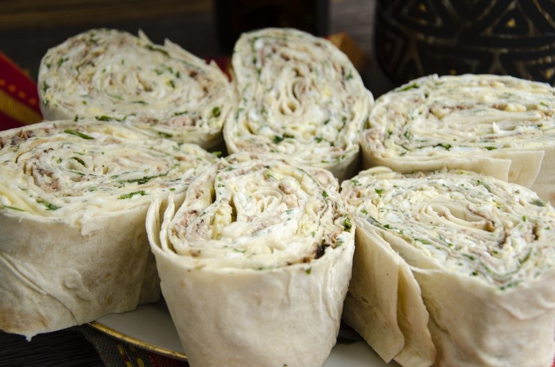 Лаваш с плавленным сыром