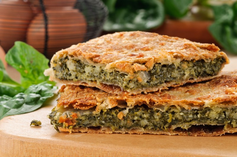 КИШ Лорен со шпинатом и сыром