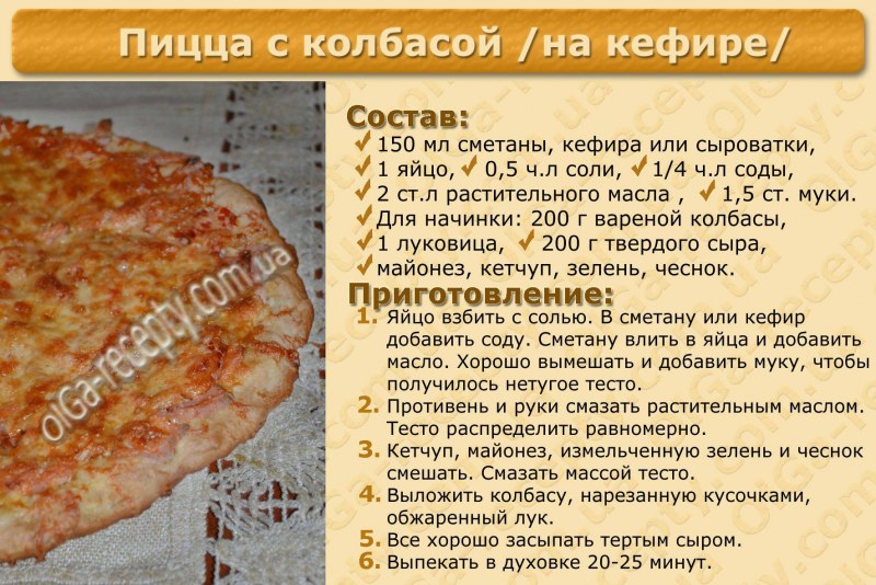 Тесто для пиццы на молоке с сухими дрожжами