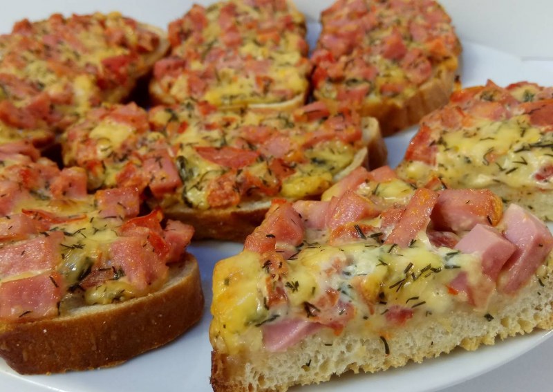 Гренки с творожным сыром