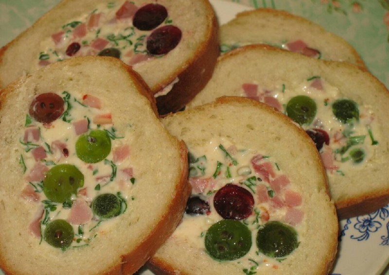 Закуски из батона
