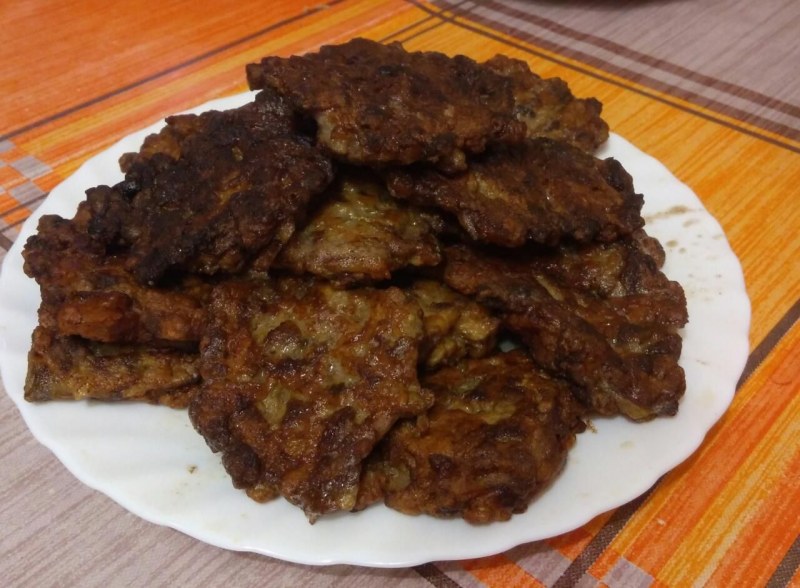 Печёночные котлеты из куриной печени