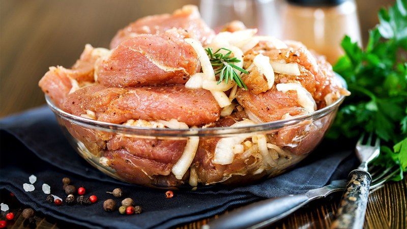 Мясо в маринаде