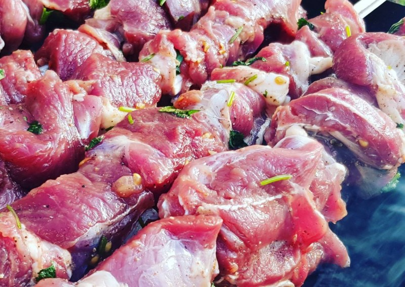 Мясо в маринаде