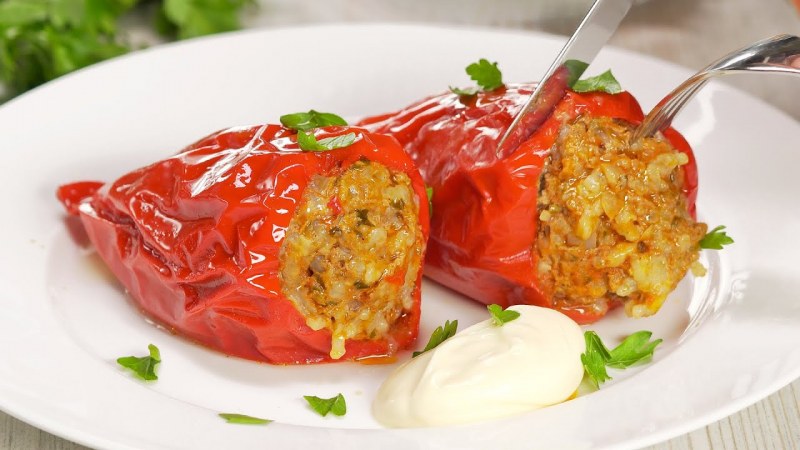 Фаршированный перец по сер