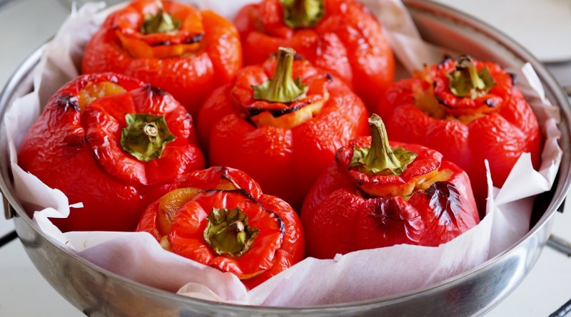 Гогошары фаршированные овощами