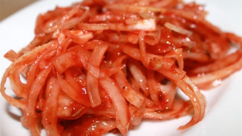 Маринованный лук к шашлыку