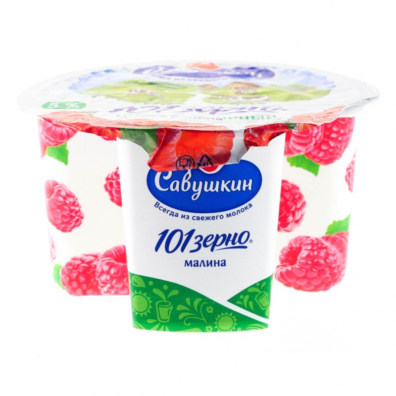 Творог Савушкин малина 130г