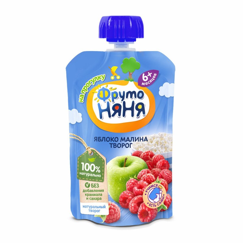 Пюре "ФРУТОНЯНЯ" 90г. Яблоко