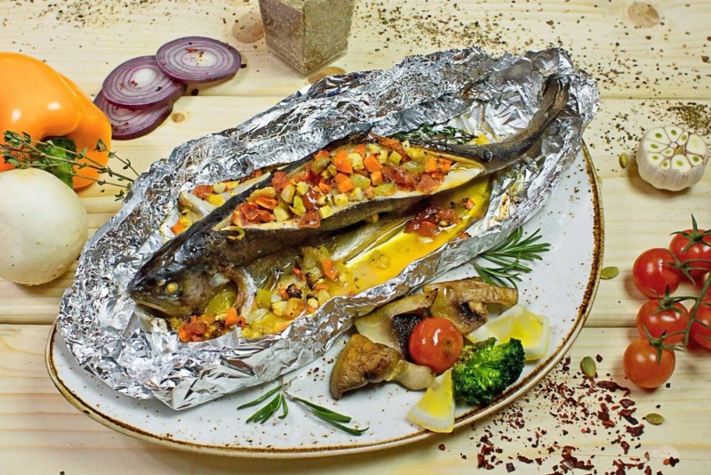 Форель Речная фаршированная