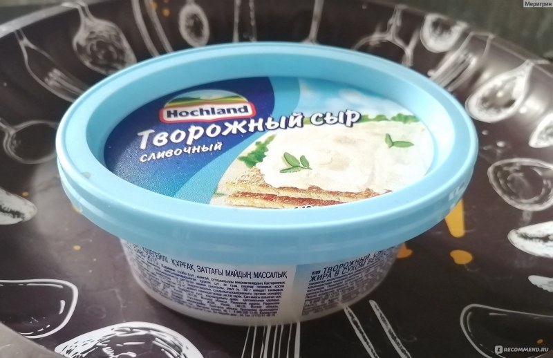 Творожный сыр Хохланд КБЖУ