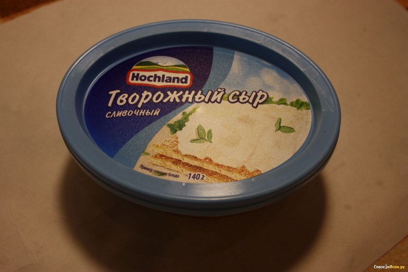 Творожный сыр Хохланд Креметте состав
