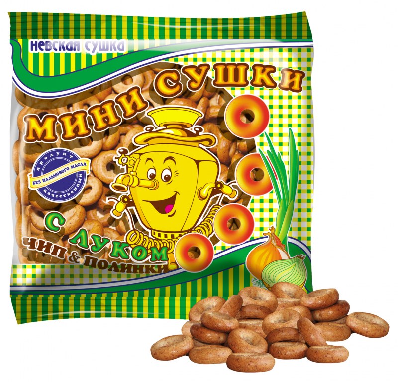 Сушки мини с луком (Невская сушка) 200 г