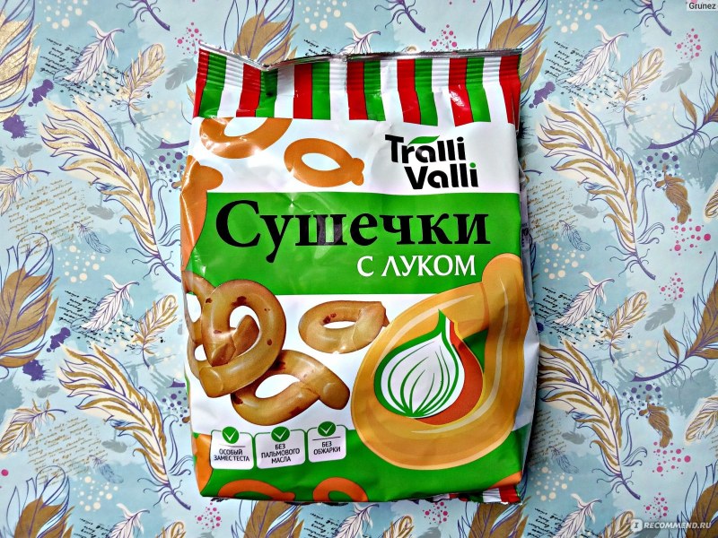 СУШЕЧКИ С луком Tralli Valli