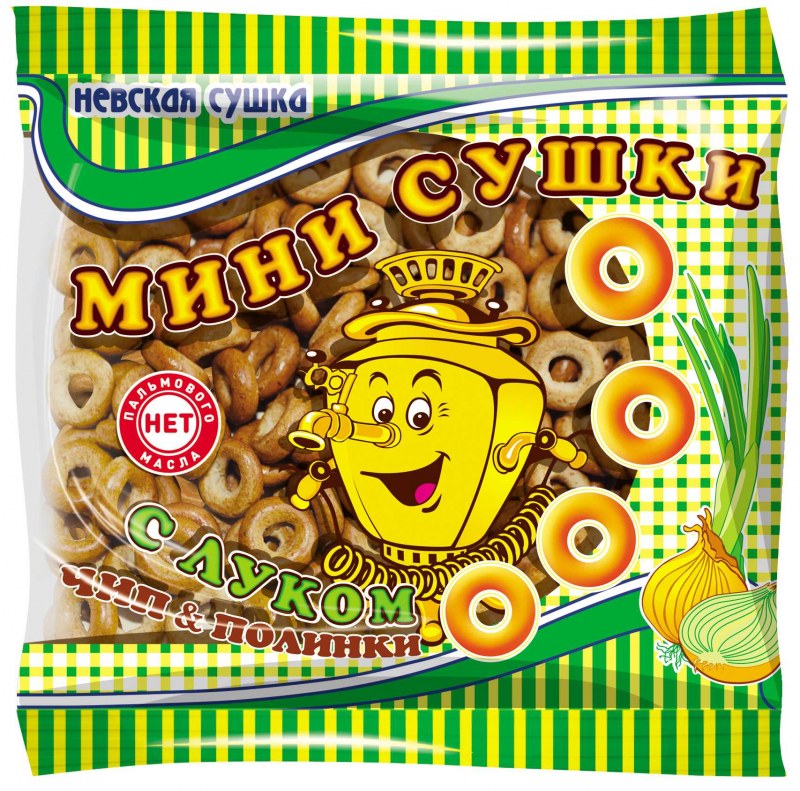 Сушки мини с луком (Невская сушка) 200 г