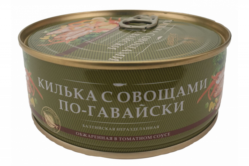 Килька обжаренная в томатном соусе 240 гр.