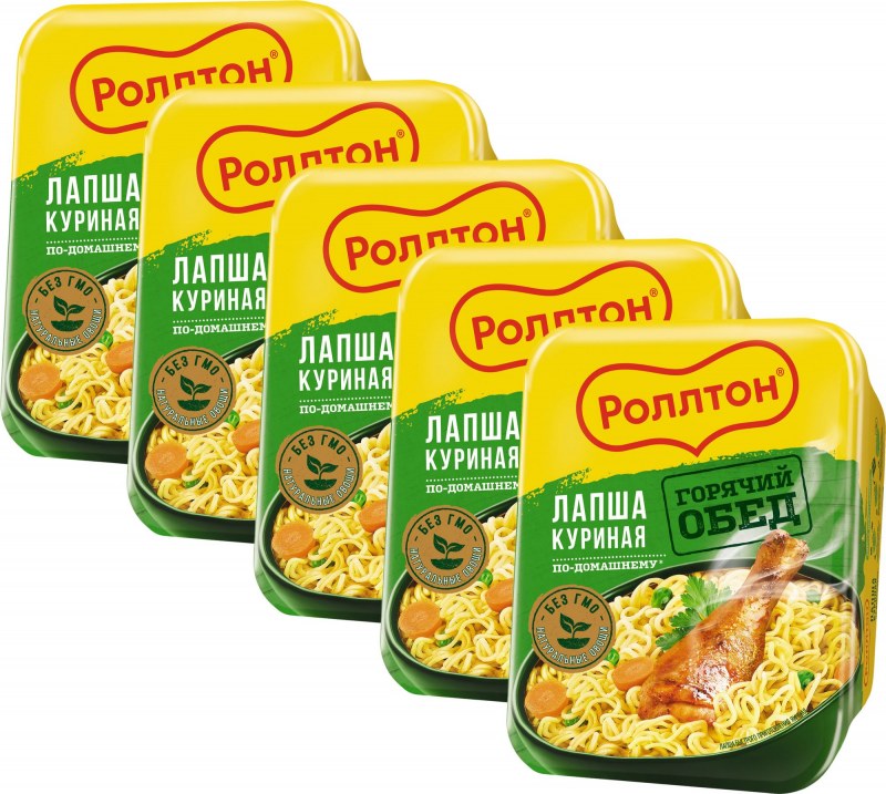 Роллтон лапша острая