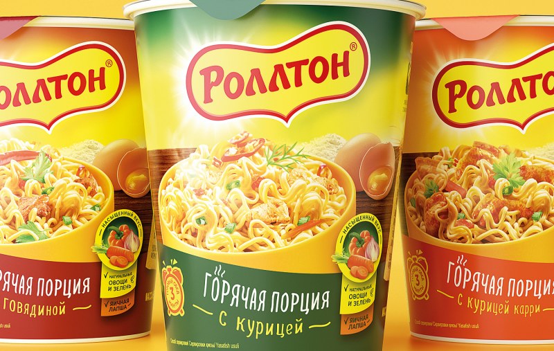 Лапша куриная Роллтон яичная