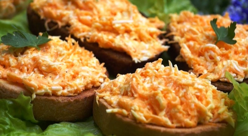 Закуска с морковью