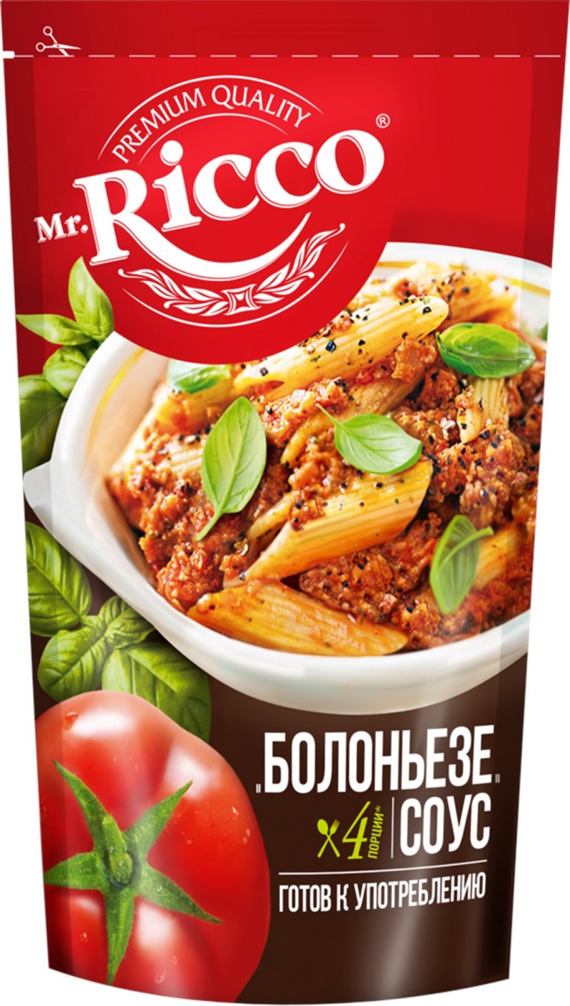 Соус Mr.Ricco болоньезе, 385 г
