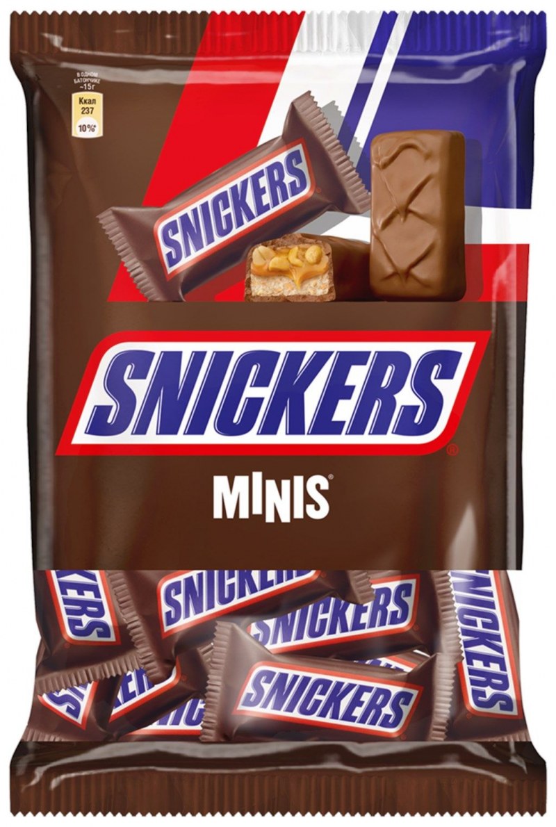 Батончик snickers Minis 180 г