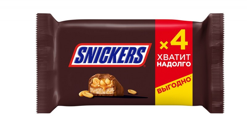 Батончик snickers, 160 г