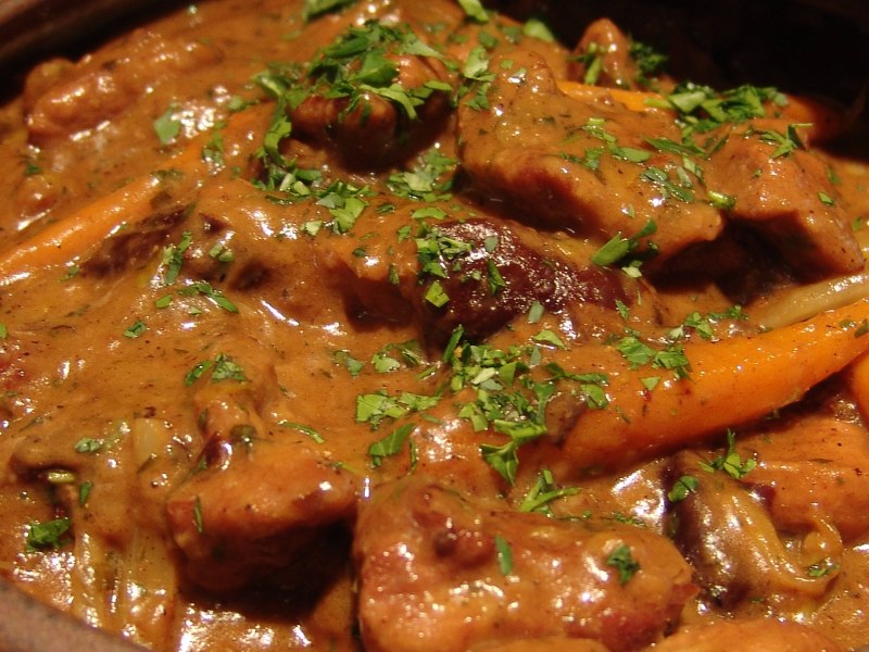 Мясная поджарка
