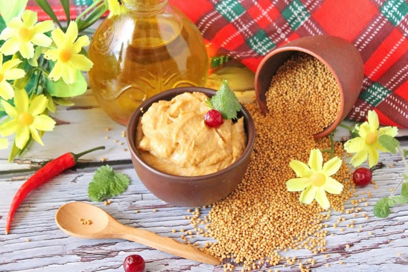Горчица из порошка на рассоле