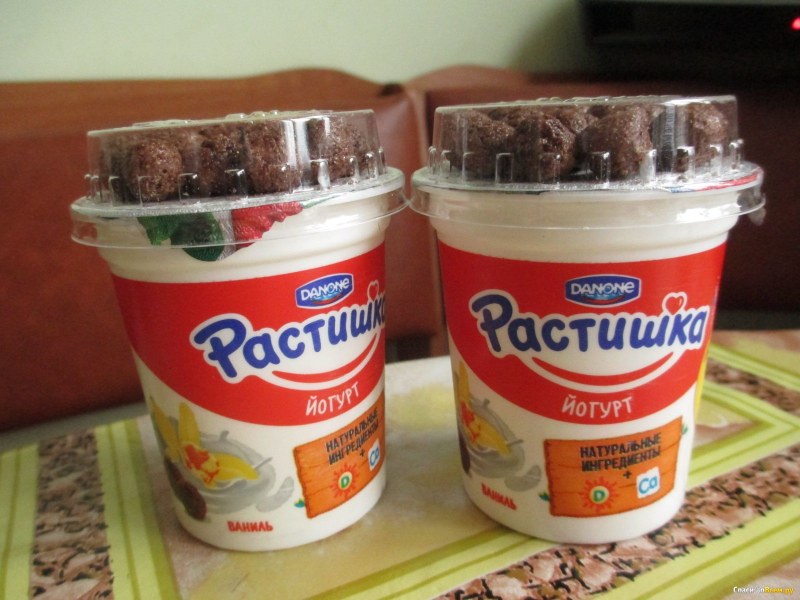 Растишка nature 95 г творог банан яблоко
