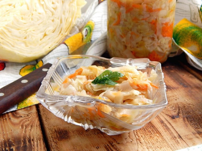 100 Г квашеной капусты