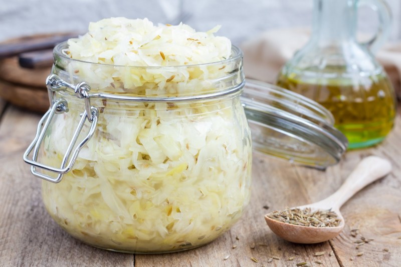 Квашеная капуста под прессом