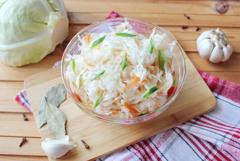Капуста белокочанная квашеная