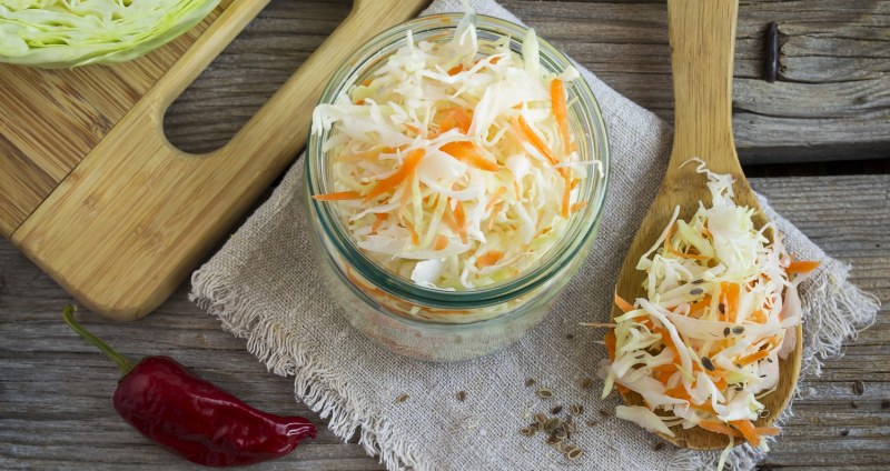 Капуста белокочанная квашеная