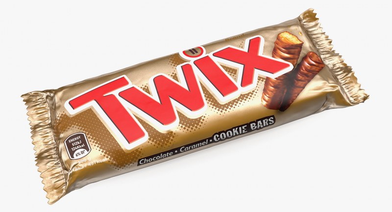 Шоколадный батончик Twix 55 гр