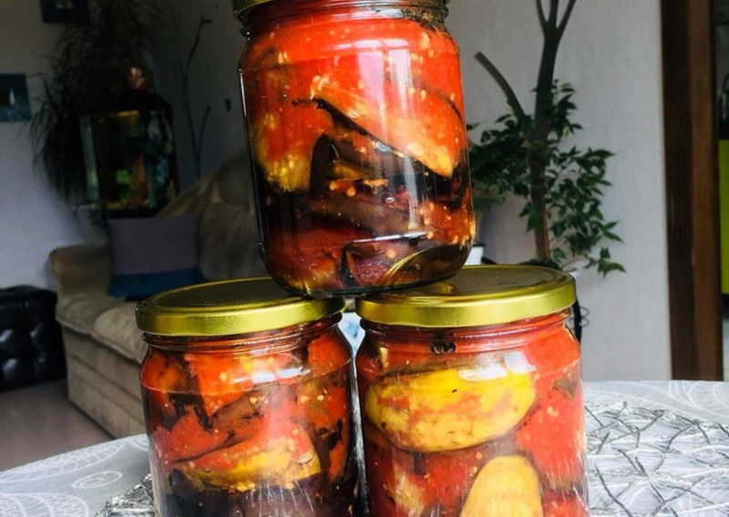 Баклажаны жареные в казане