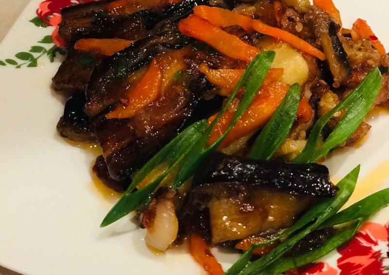 Жареные баклажаны дольками