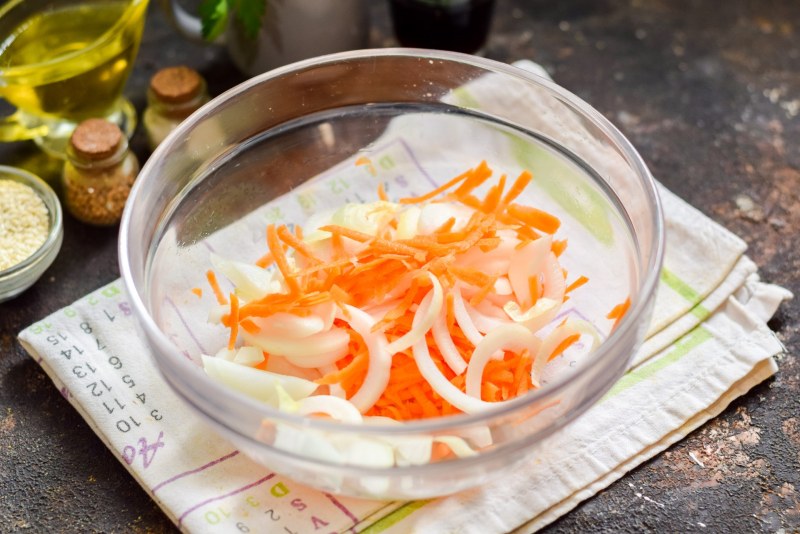Кимча морковь по корейски