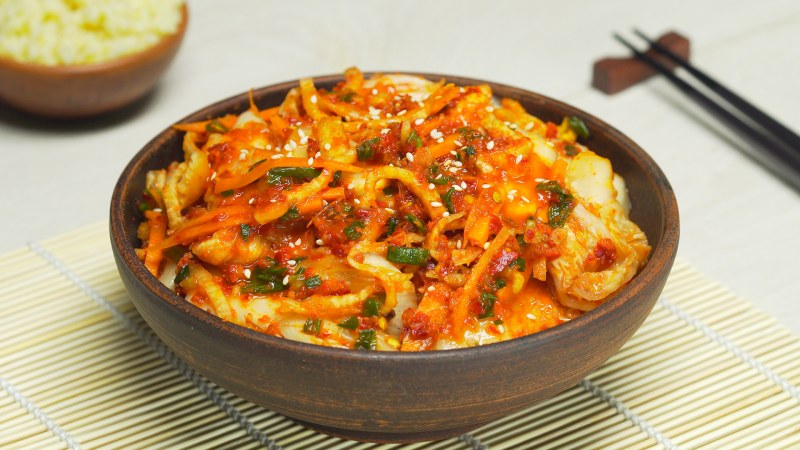 Кимчи с крошеной зеленью