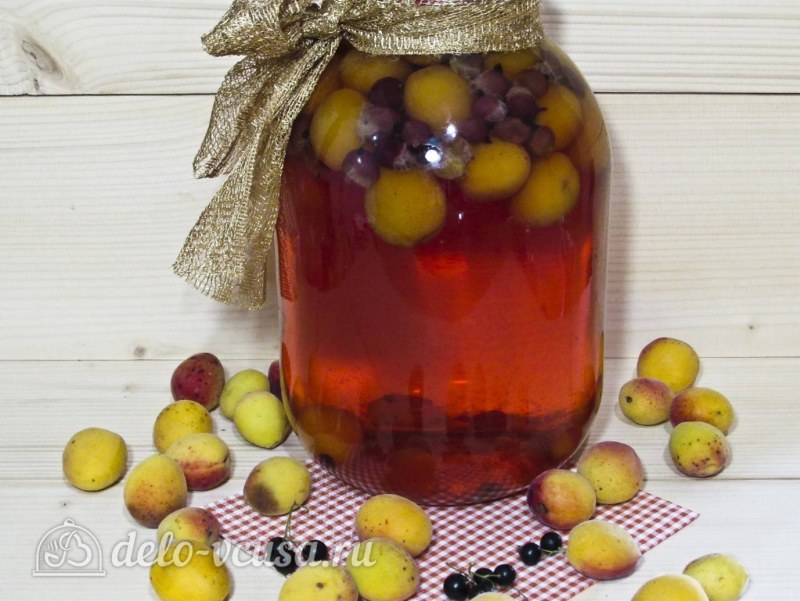 Компот из крыжовника Мохито