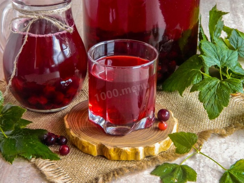 Компот из смородины на зиму